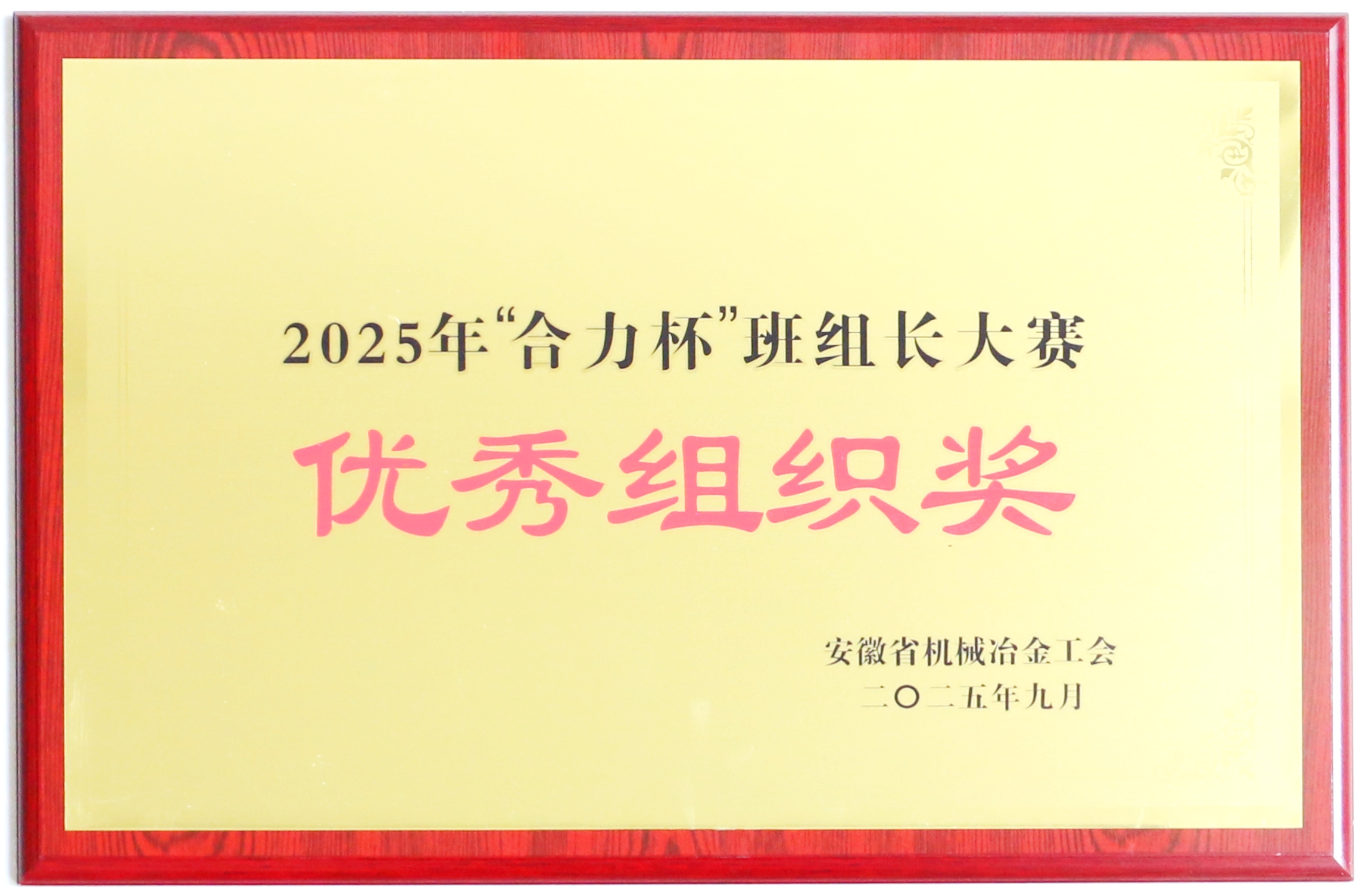 “真人麻将官网杯”班组长大赛优异组织奖.JPG